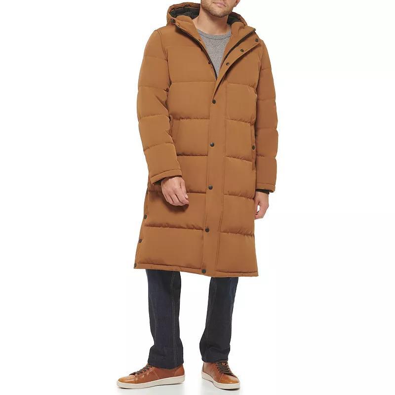 Men's Levi's® Oversized Long Quilted Parka Jacket, Size: Small, Red Bandana Print Product Image