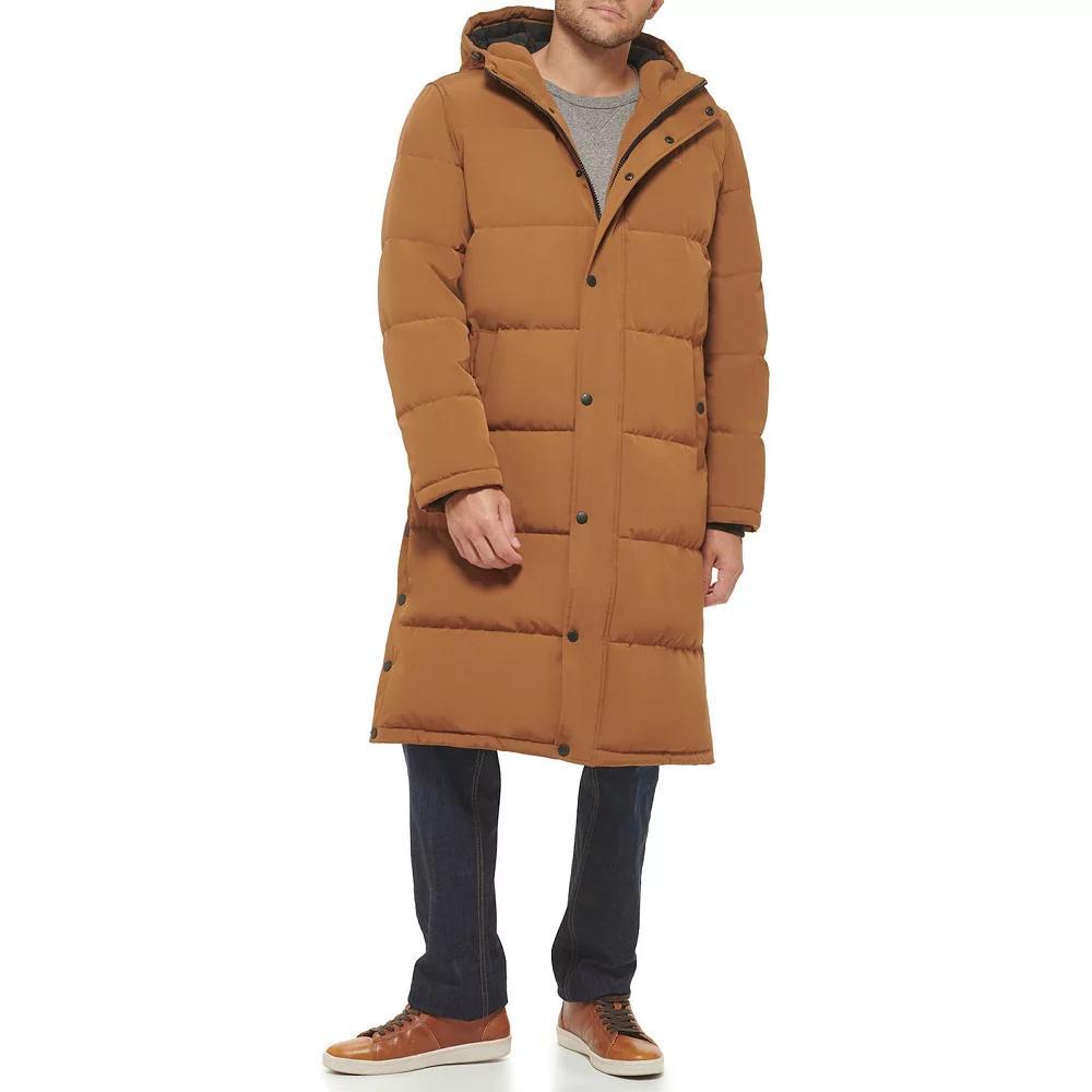 Men's Levi's® Oversized Long Quilted Parka Jacket, Size: Small, Red Bandana Print Product Image