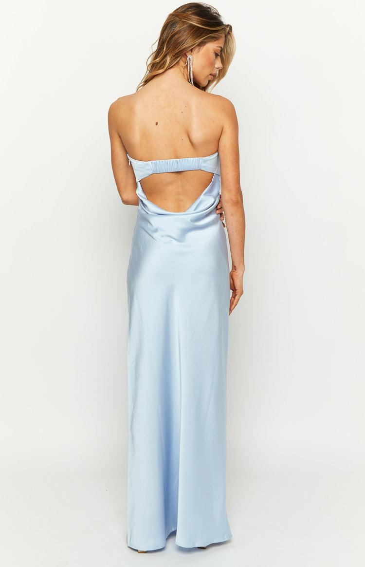 Maiah Blue Formal Maxi Dress Product Image