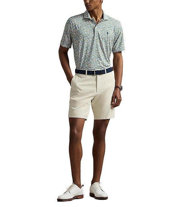 Polo Ralph Lauren RLX Classic Fit Mini Floral Print Performance Stretch Short Sleeve Polo Shirt Product Image