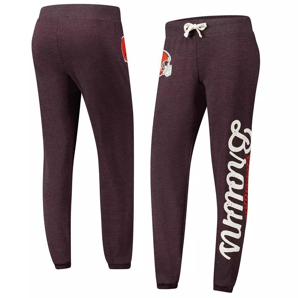 Women's G-III 4Her by Carl Banks Brown Cleveland Browns Scrimmage Fleece Pants, Size: Small Product Image
