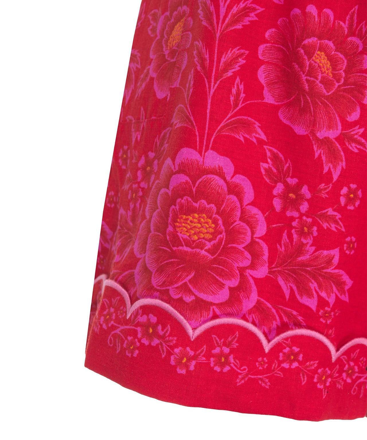 Short jumpsuit with floral pattern Product Image