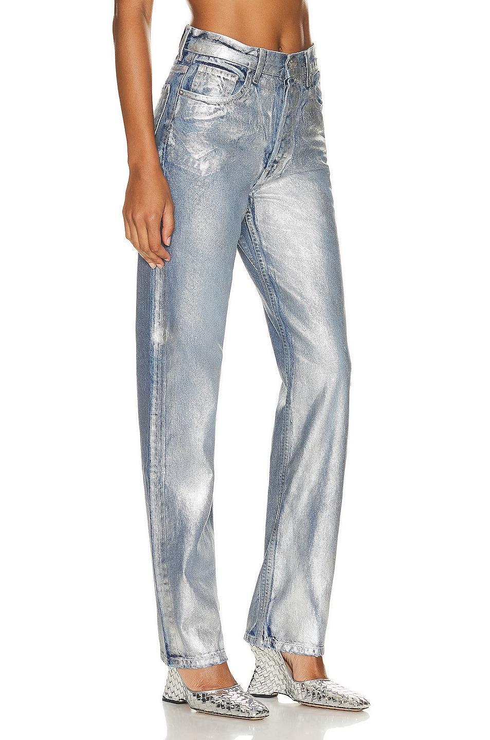 High Rise Straight EB Denim Product Image