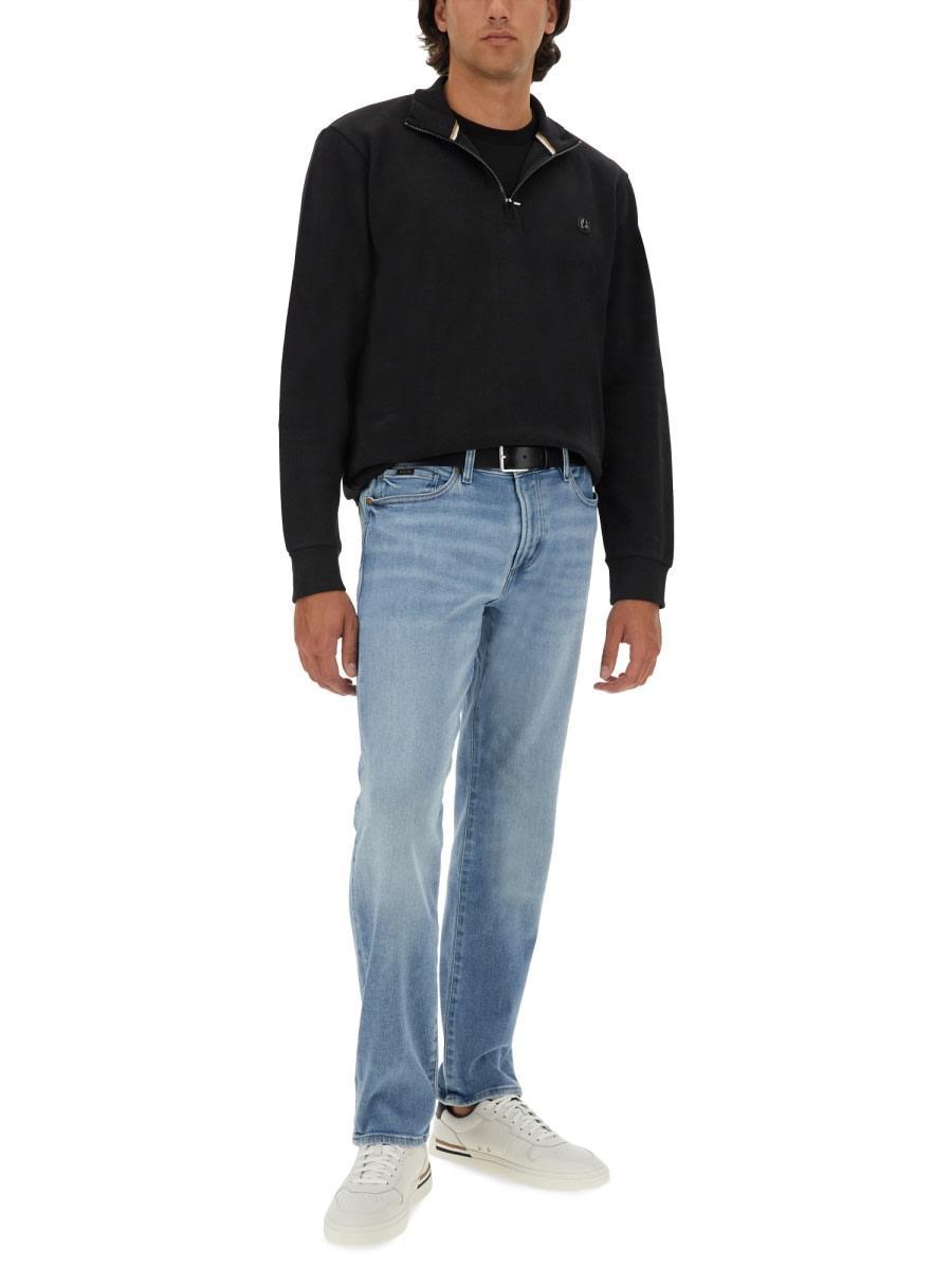 HUGO BOSS Boss Sweatshirt With Logo In Black Product Image