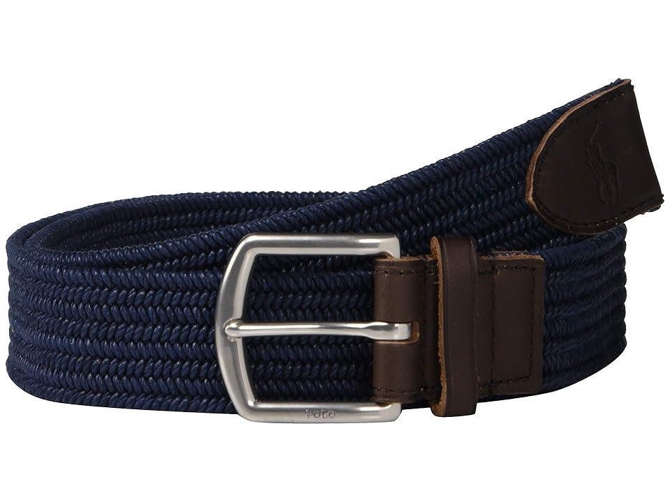Ralph Lauren Leather Trimmed Braided Belt Product Image