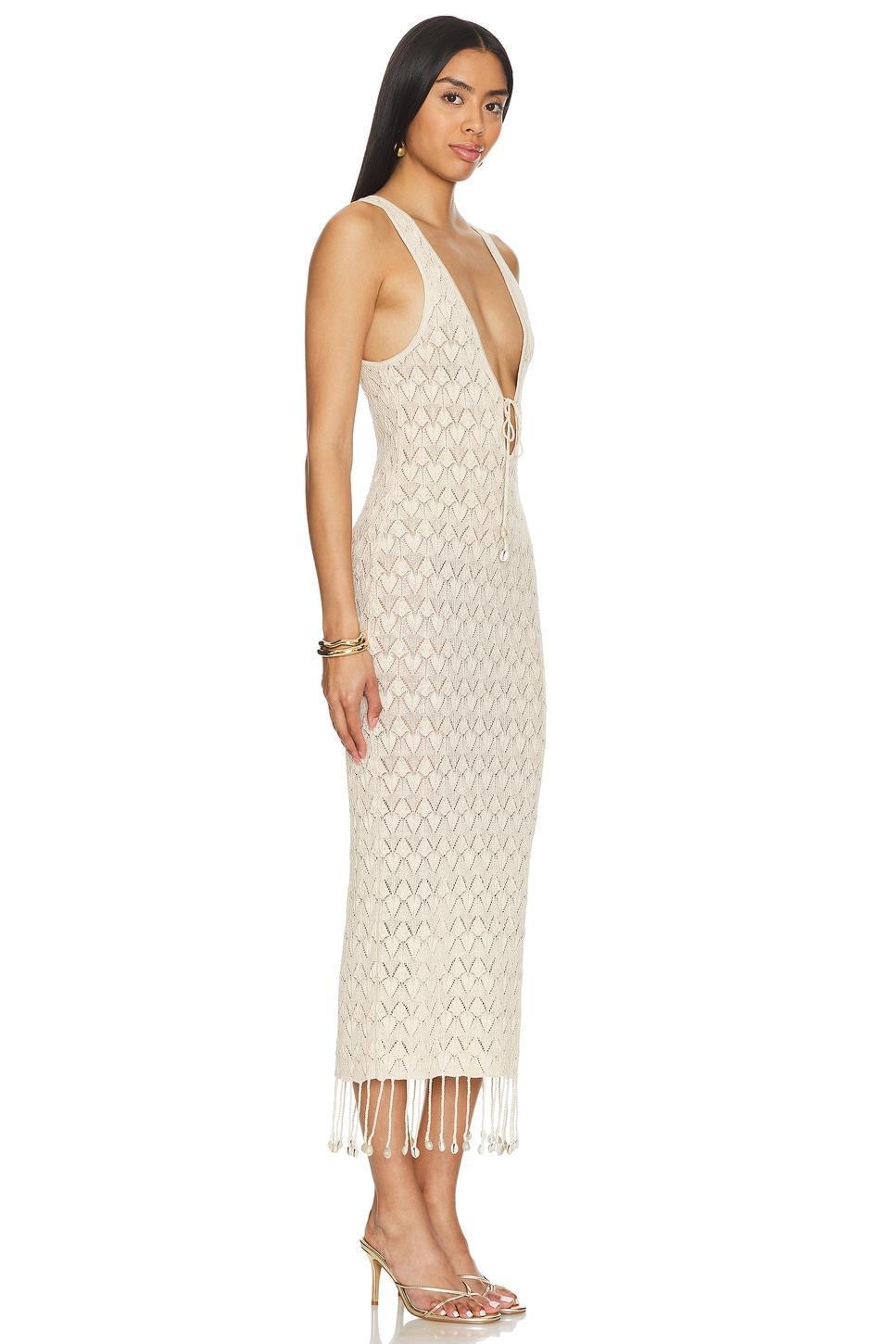 Abeni Keyhole Midi Knit Dress Camila Coelho Product Image