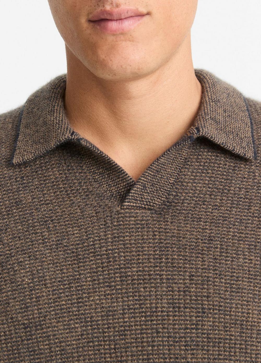 Mens Thermal Cashmere V-Neck Sweater Product Image