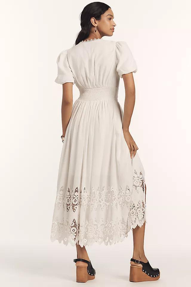 The Katerina Button-Front Dress: Eyelet Edition Product Image