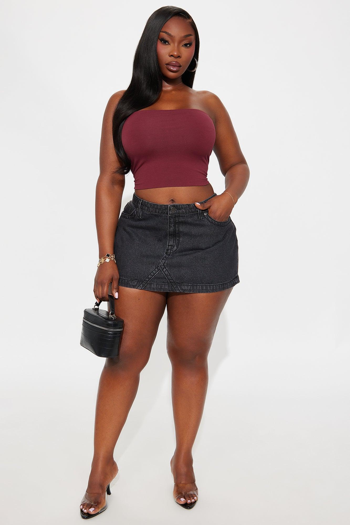 Essential Bandeau - Burgundy Product Image