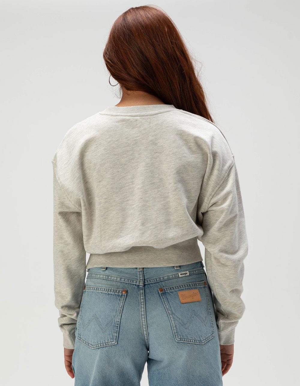 WRANGLER Legend Womens Crop Crewneck Sweatshirt Product Image