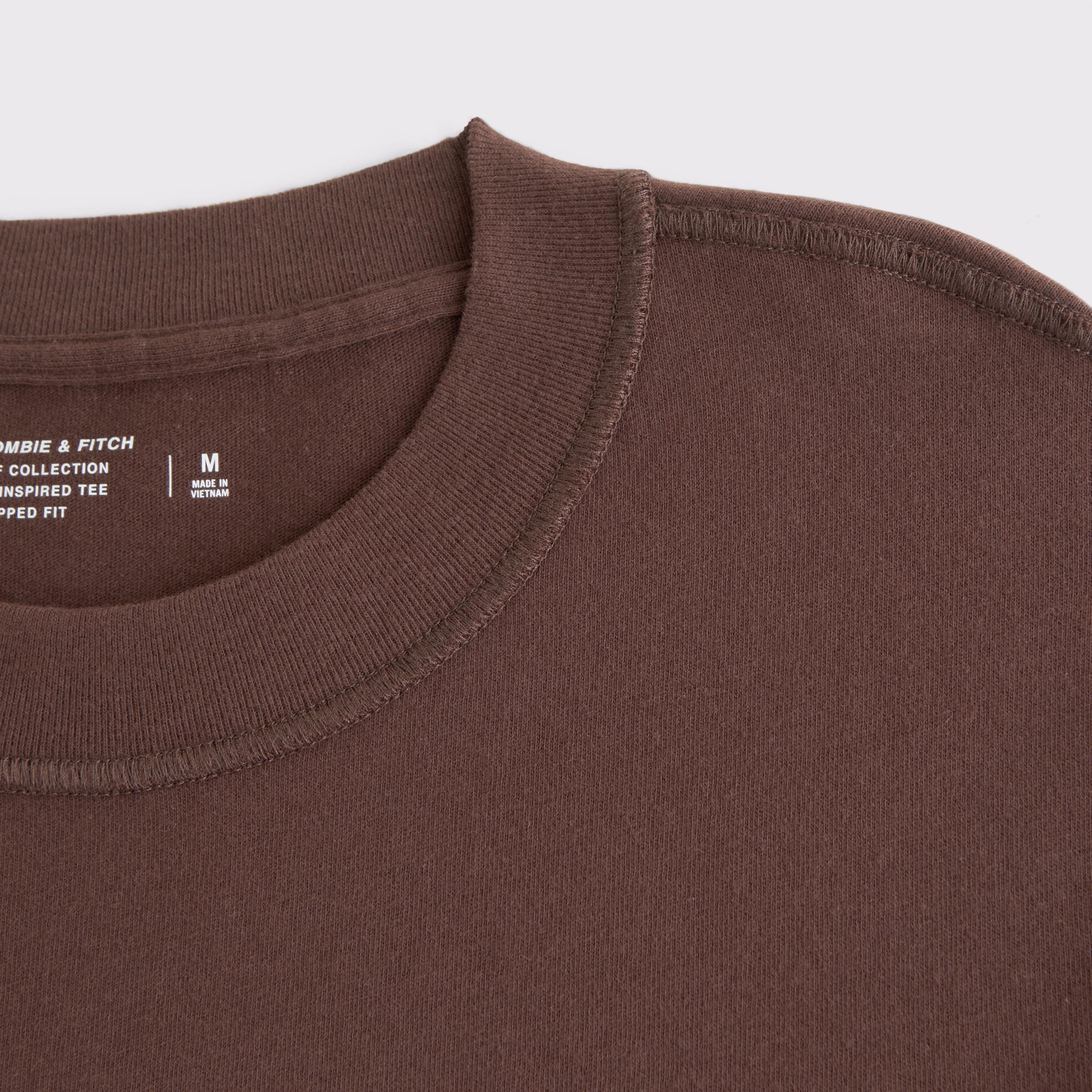 Vintage-Inspired Cropped Tee Product Image