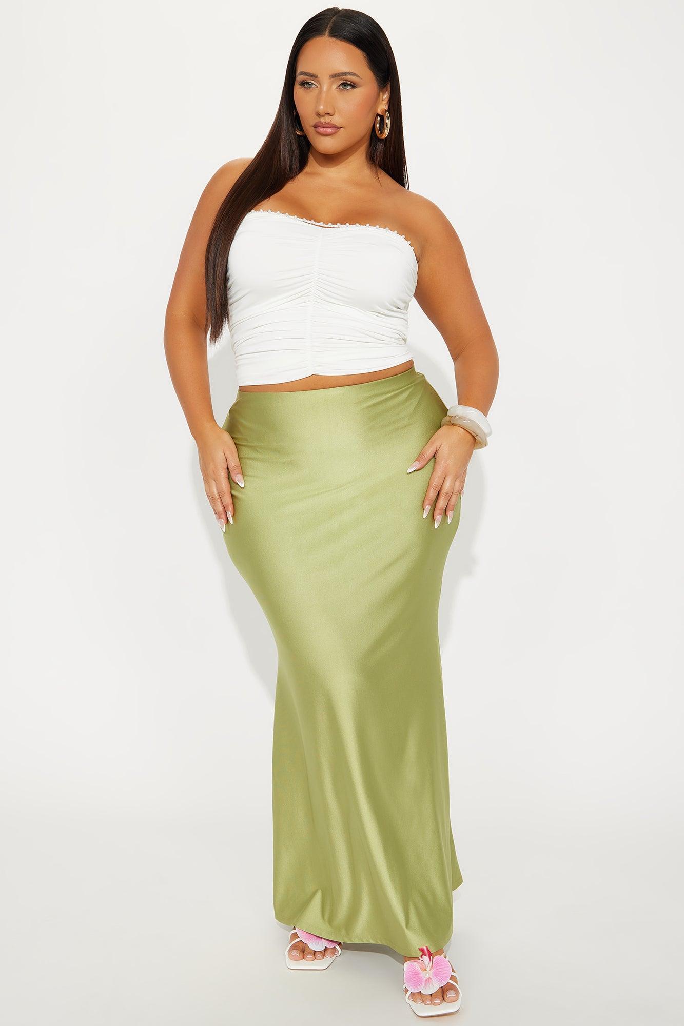 Pearl Dreams Ruched Tube Top - Ivory Product Image