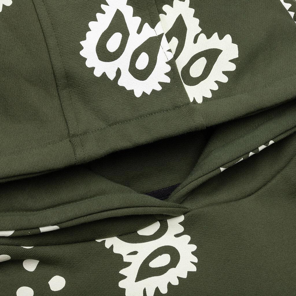 Bandana Hoodie - Olive Male Product Image