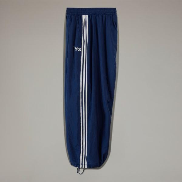 adidas Y-3 3-Stripes Nylon Pants Dark Blue XL Womens Product Image
