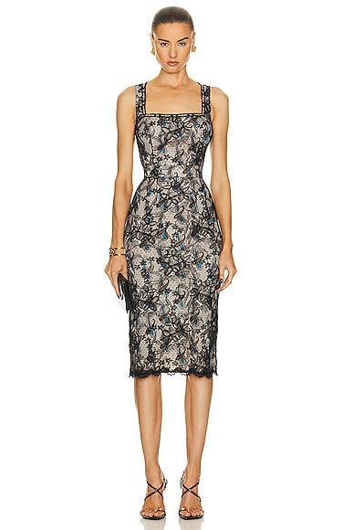 Etro Midi Dress in Black Product Image