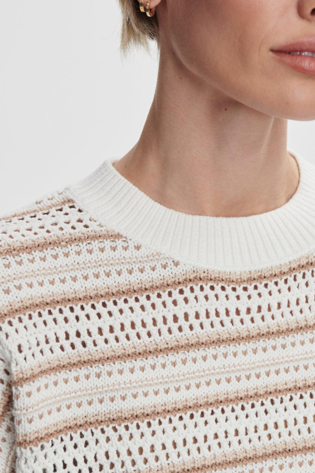 Ciara Stripe Knit Top Product Image