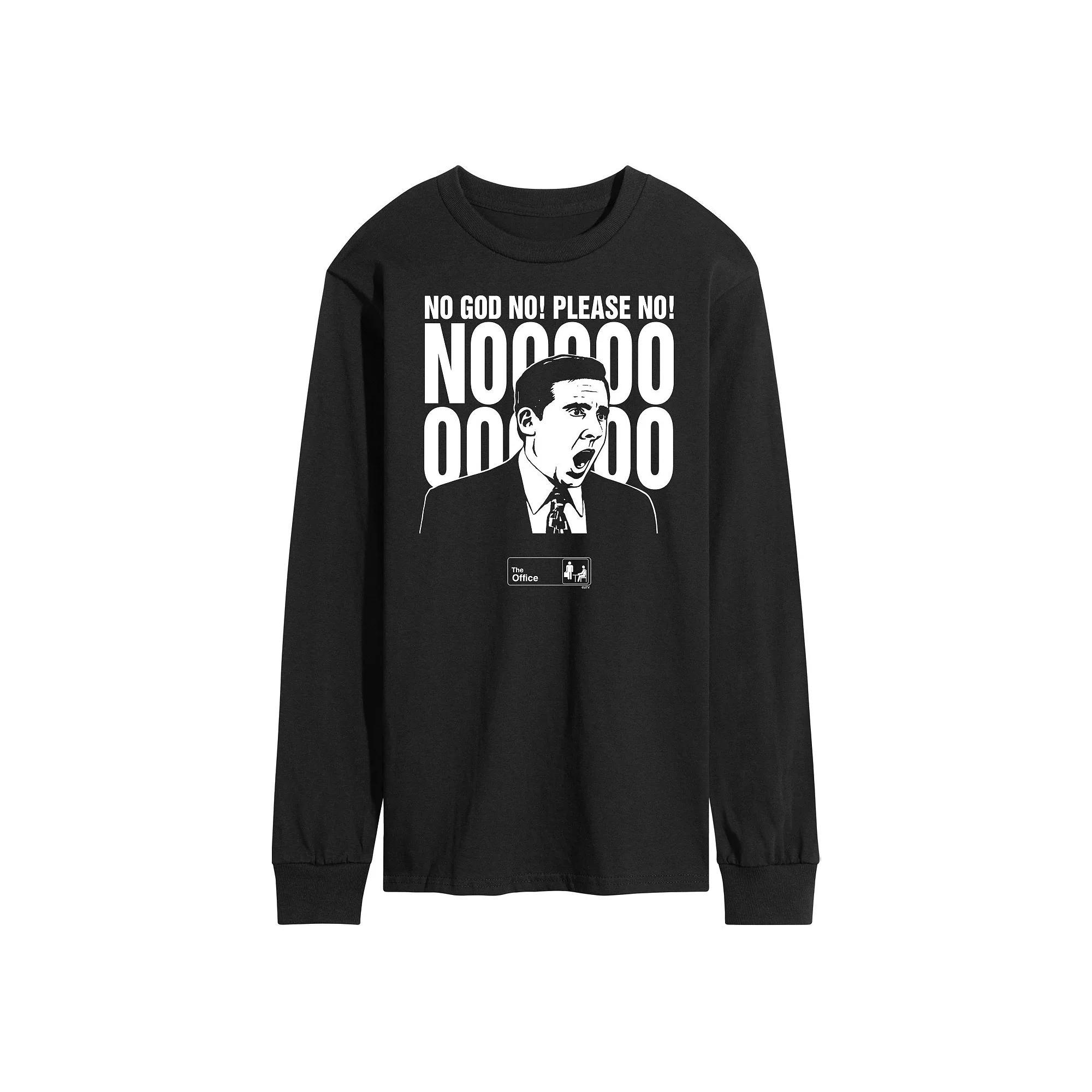 Mens The Office No God Please No Tee Product Image
