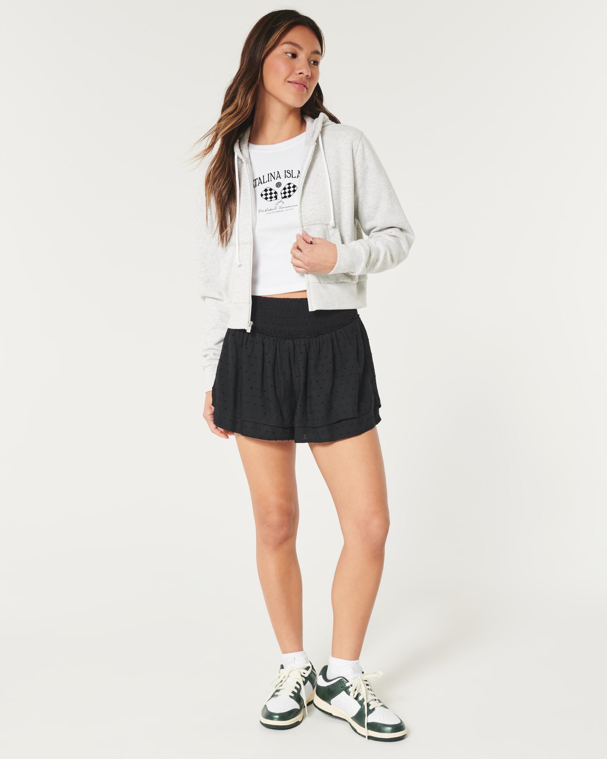 Ultra High-Rise Tiered Shorts Product Image
