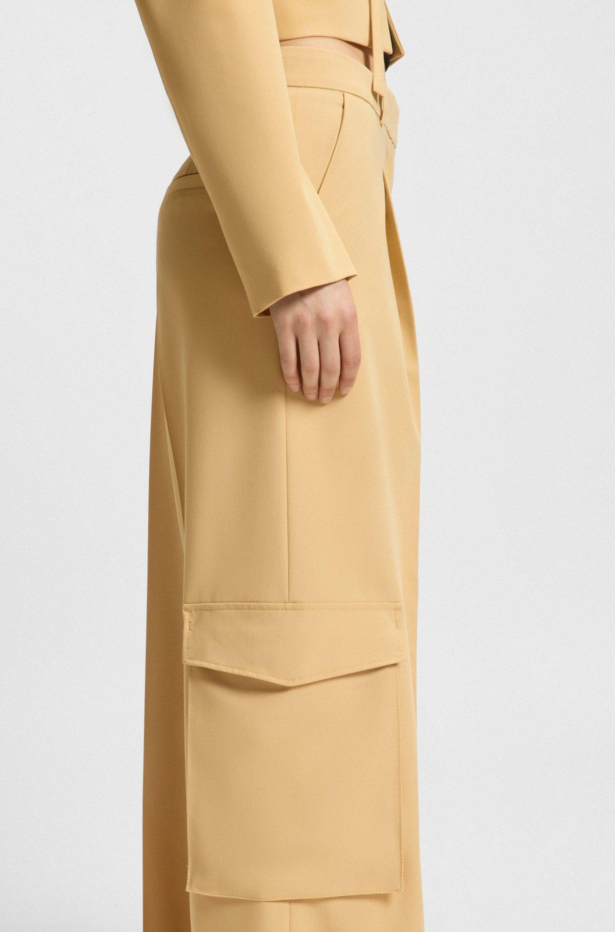 Relaxed-fit cargo trousers in stretch fabric Product Image