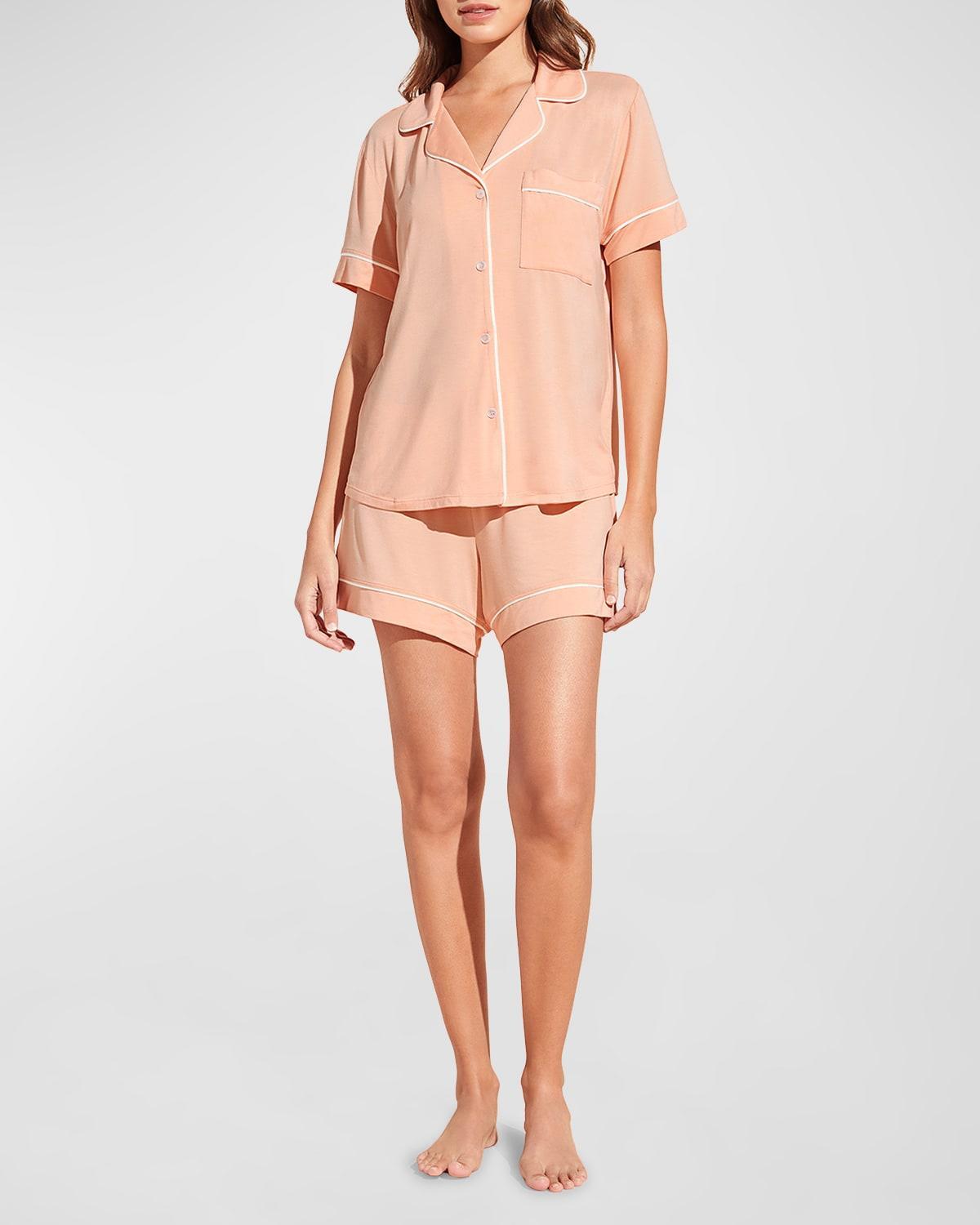 Eberjey Gisele Relaxed Short Sleeve Top & Shorts Product Image