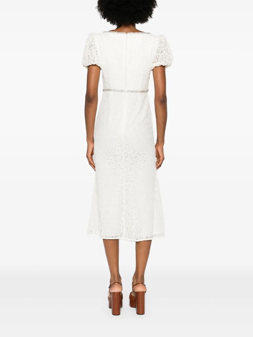 floral-lace midi dress Product Image