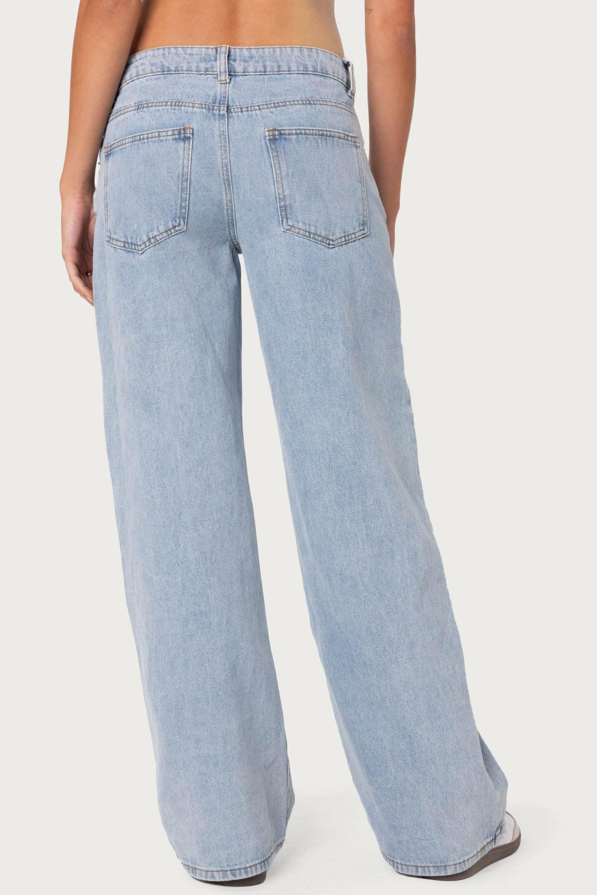 Raelynn Washed Low Rise Jeans Product Image
