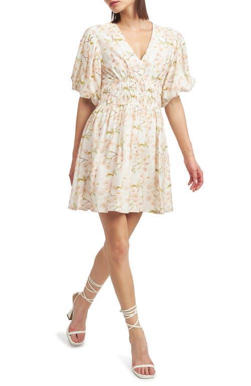 en saison Callie Mini Dress (Peony ) Women's Dress Product Image