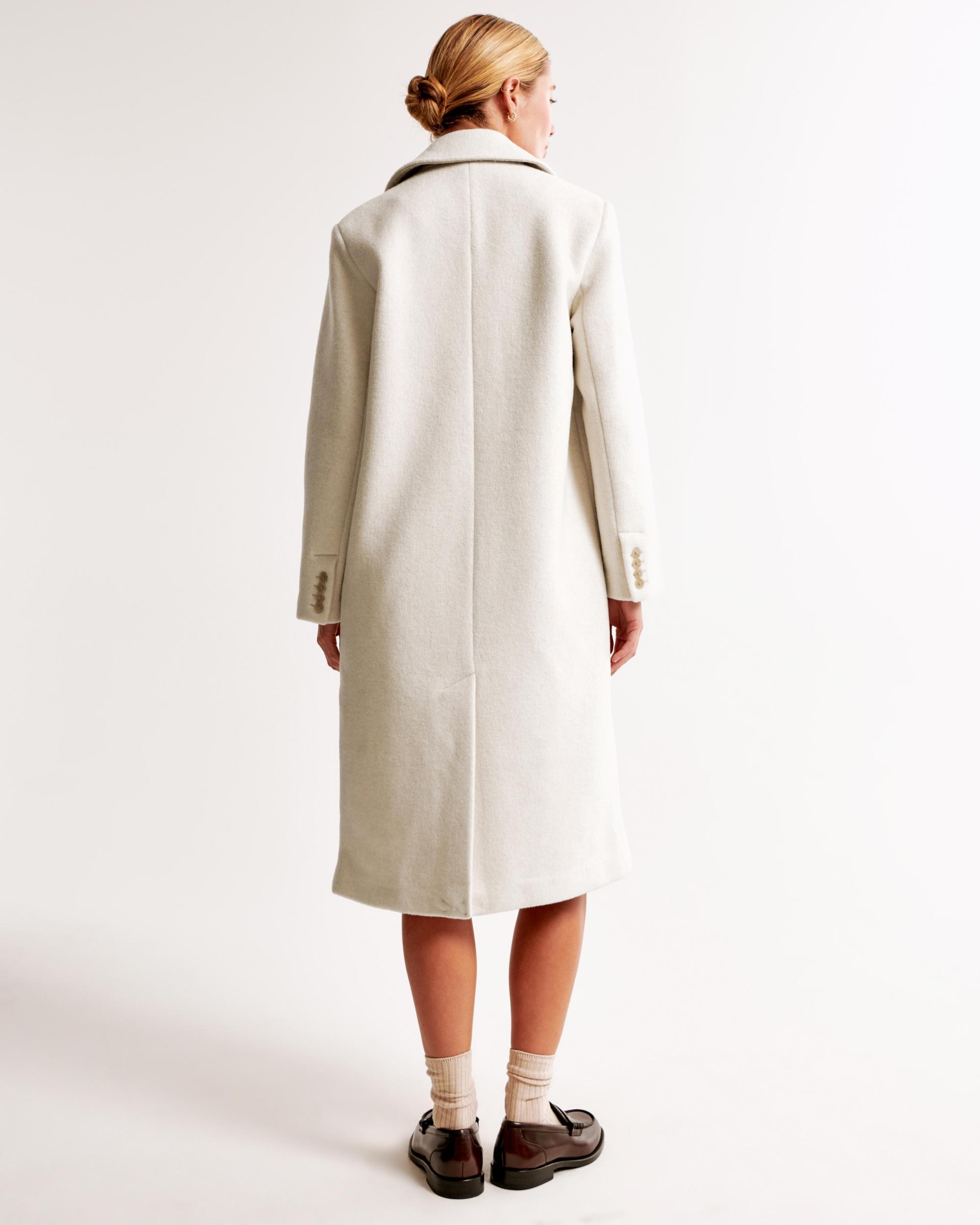 Wool-Blend Tailored Topcoat Product Image