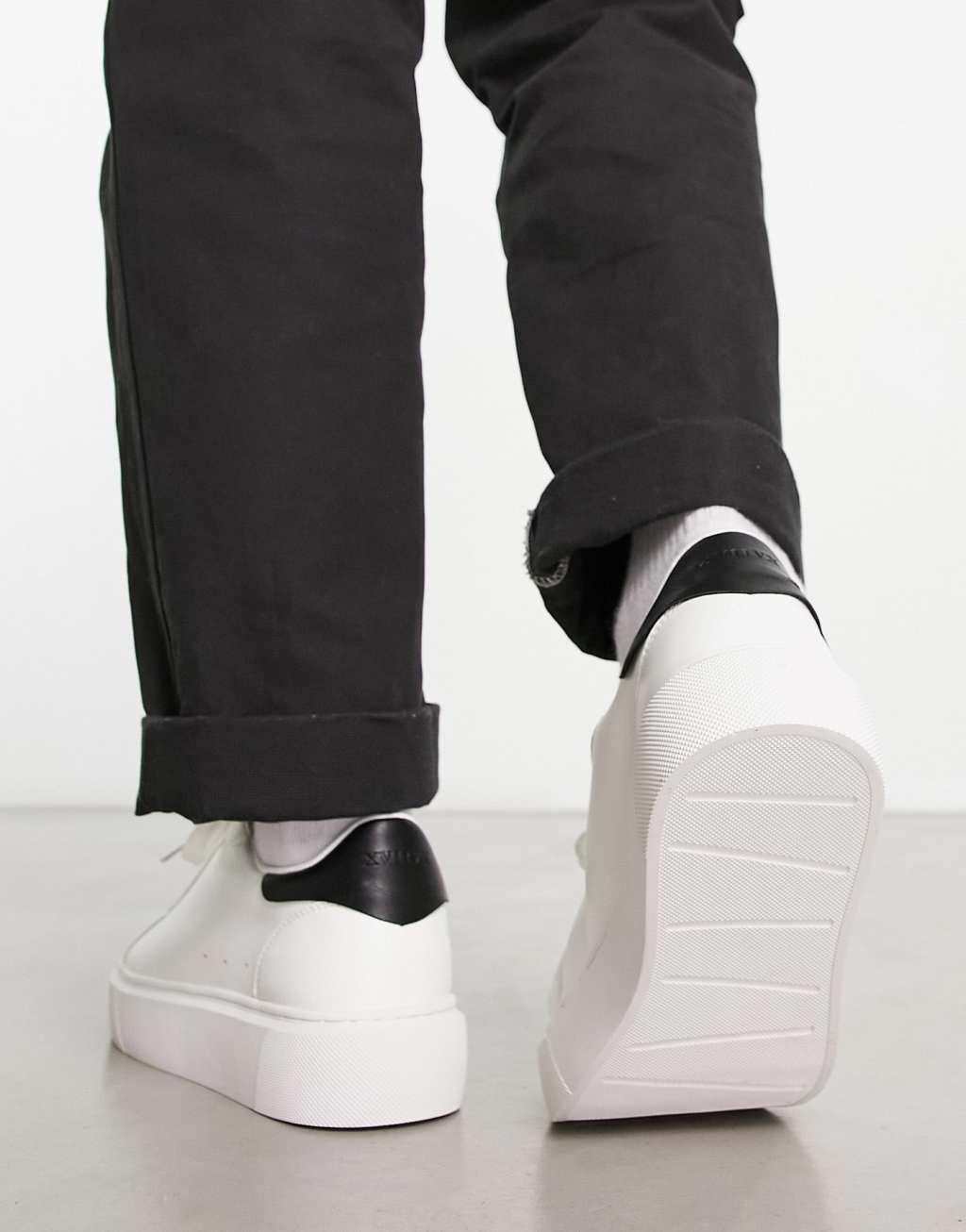 ASOS DESIGN chunky lace-up sneakers Product Image