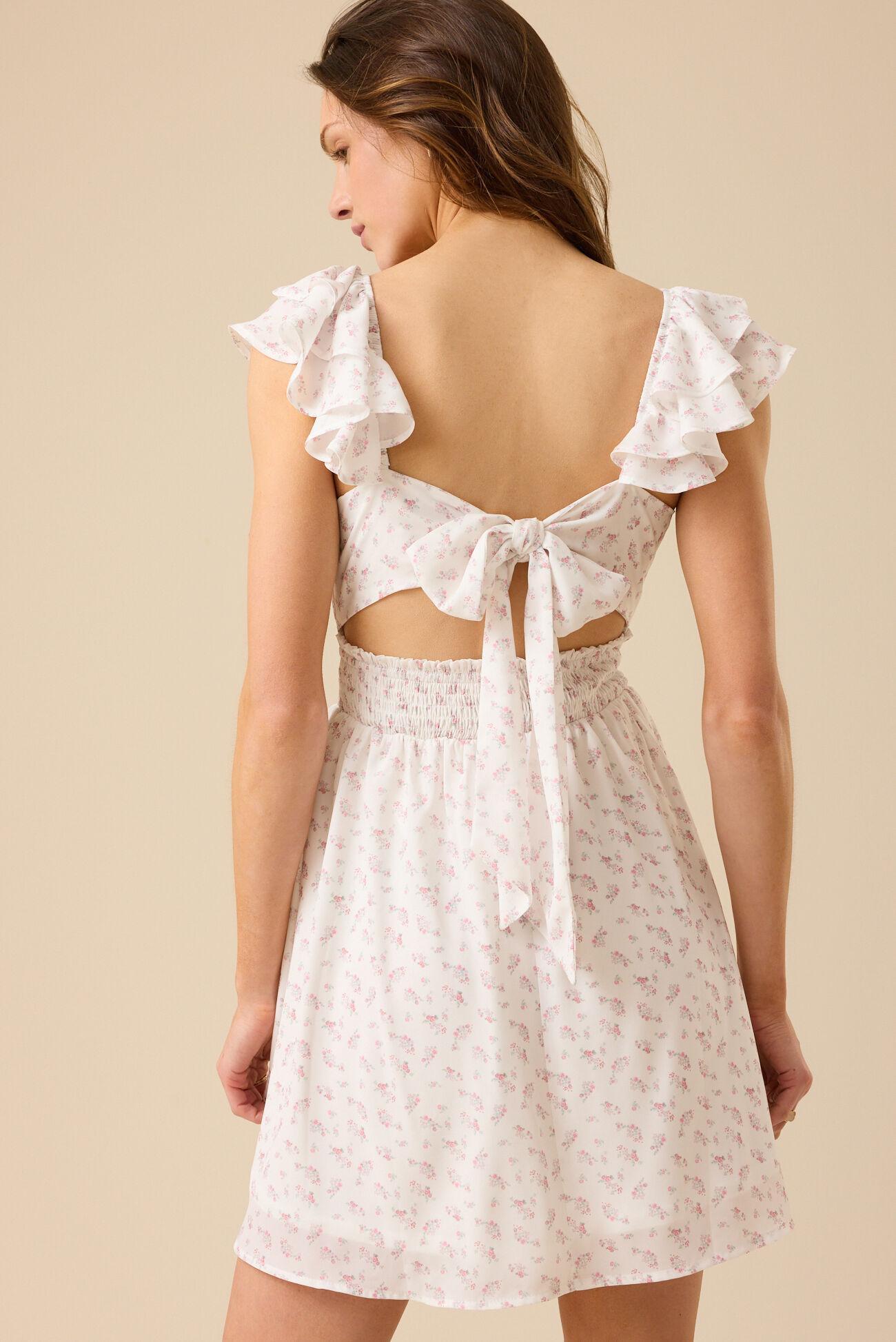 Halley Floral Mini Dress Product Image