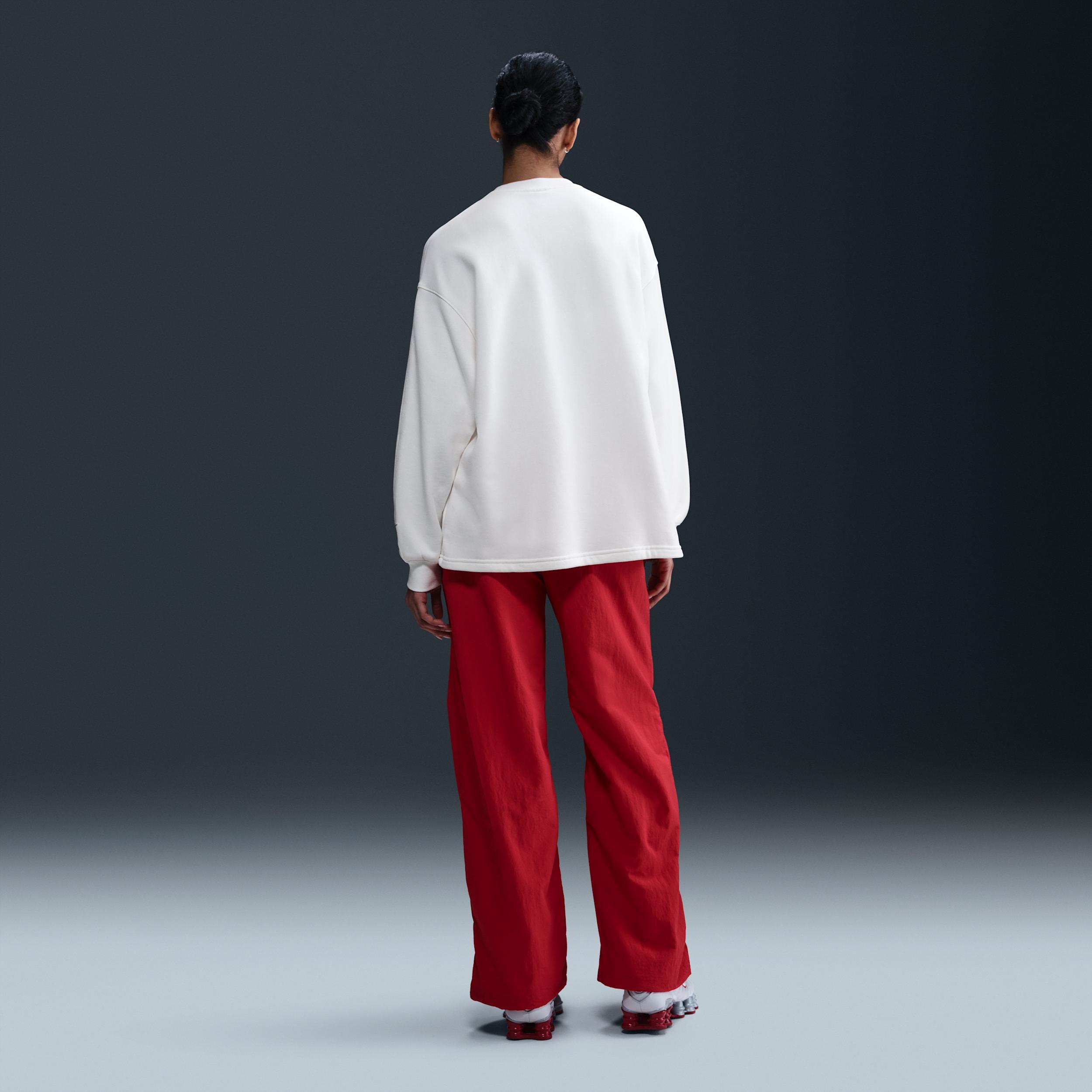 Women's Nike Sportswear Oversized Crew-Neck French Terry Sweatshirt Product Image