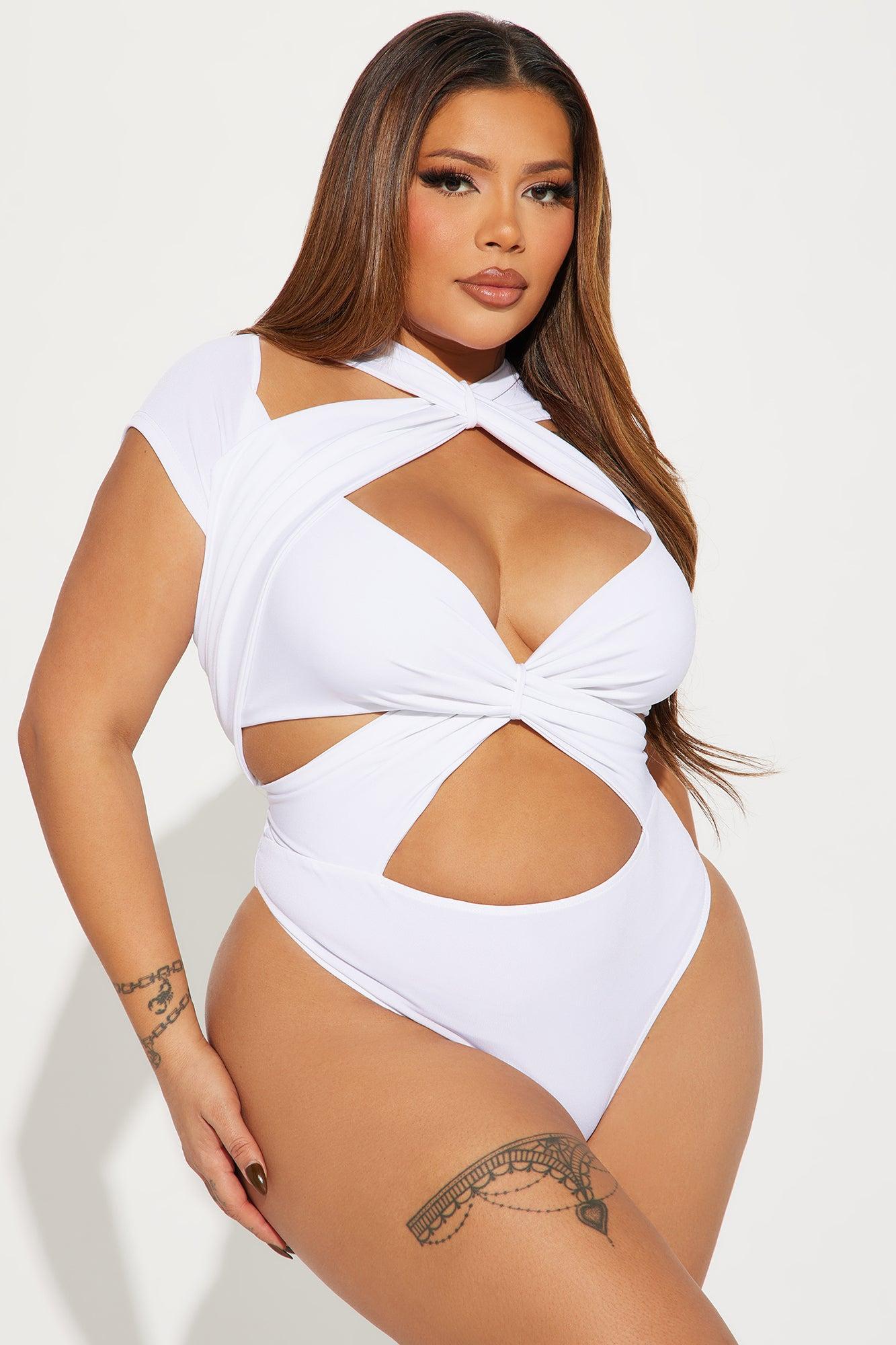 Never Too Much Bodysuit - White Product Image