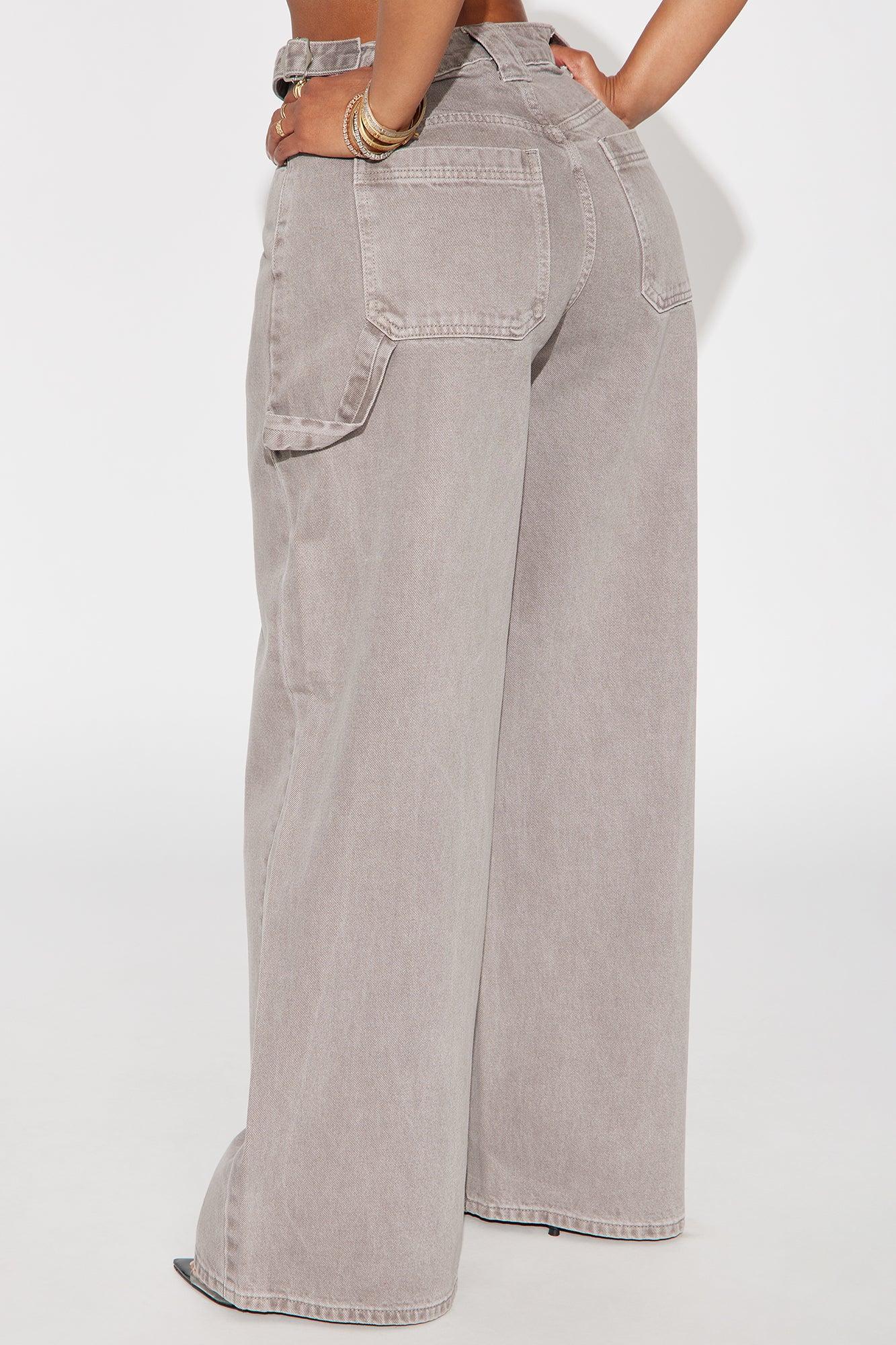 Everything You Want Wide Leg Pant - Grey Product Image