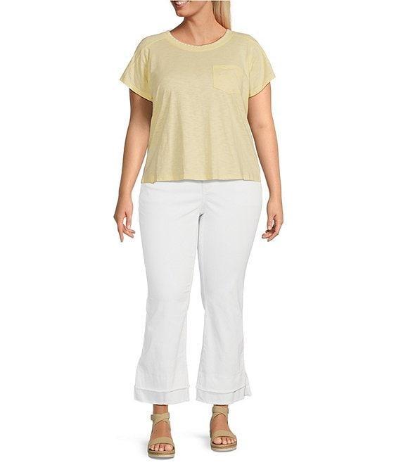 Democracy Plus Size Embroidered #double;Make Lemonade#double; Pocket Tee Product Image