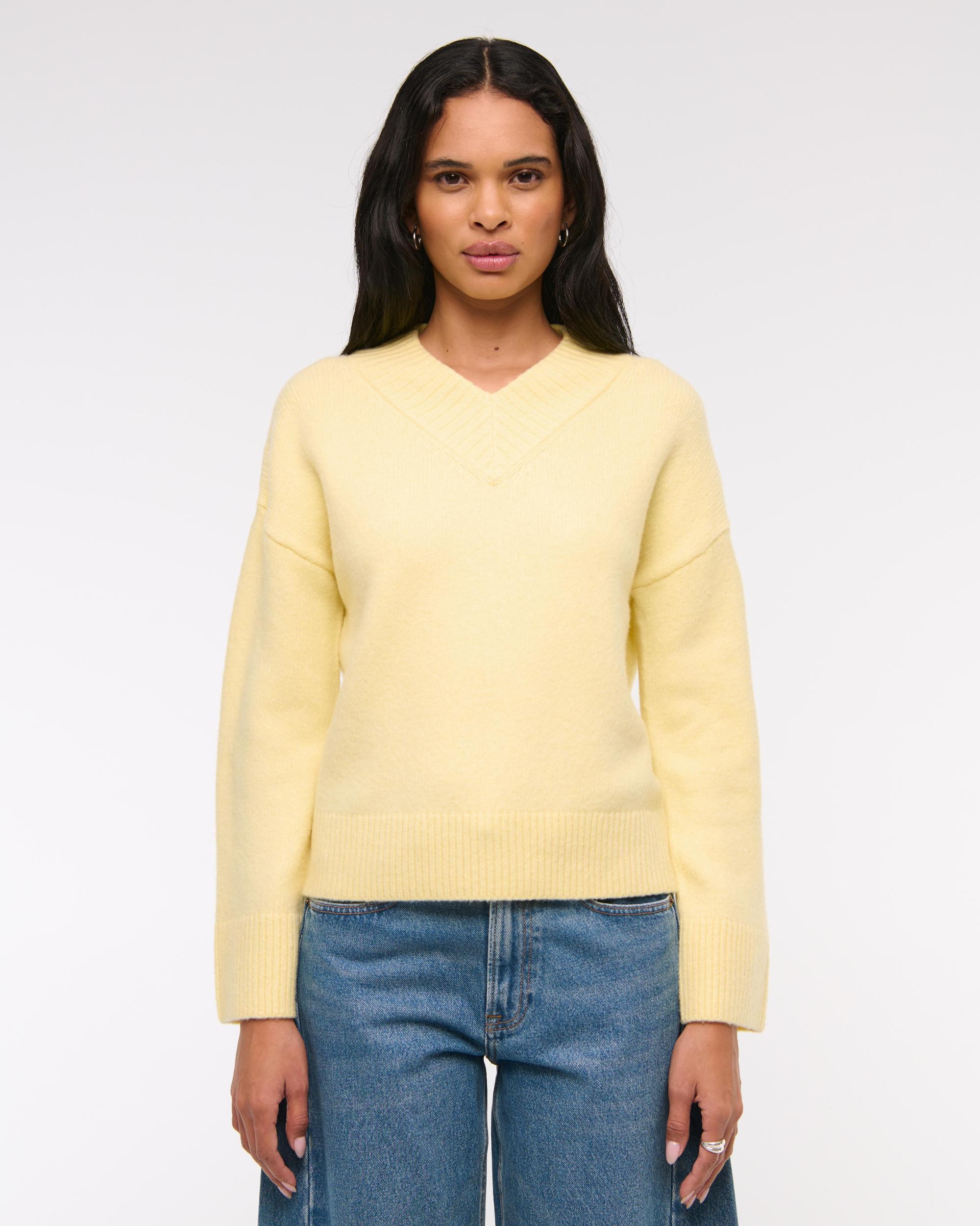 High V-Neck Sweater Product Image