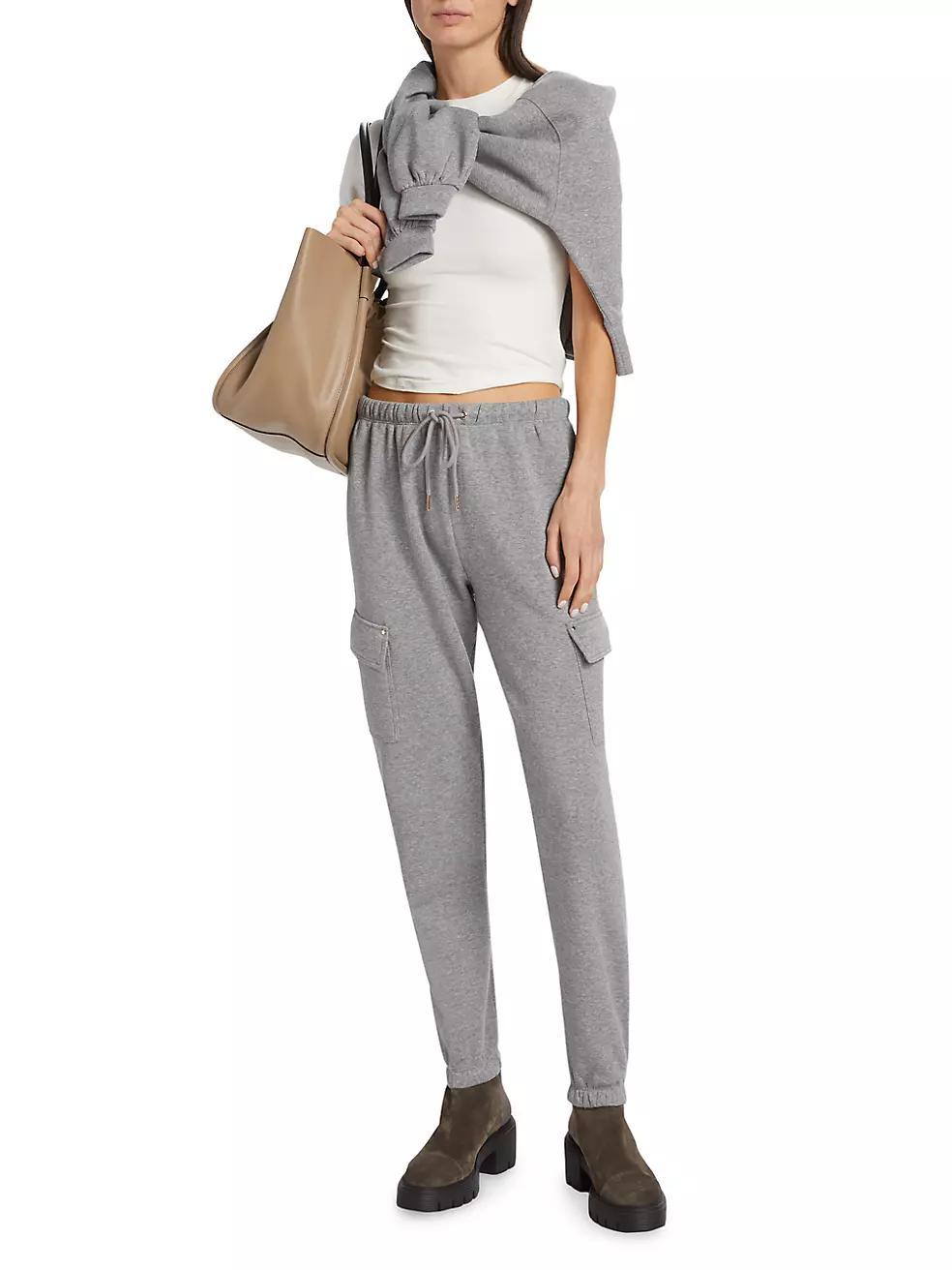 Drawstring Cargo Sweatpants Product Image