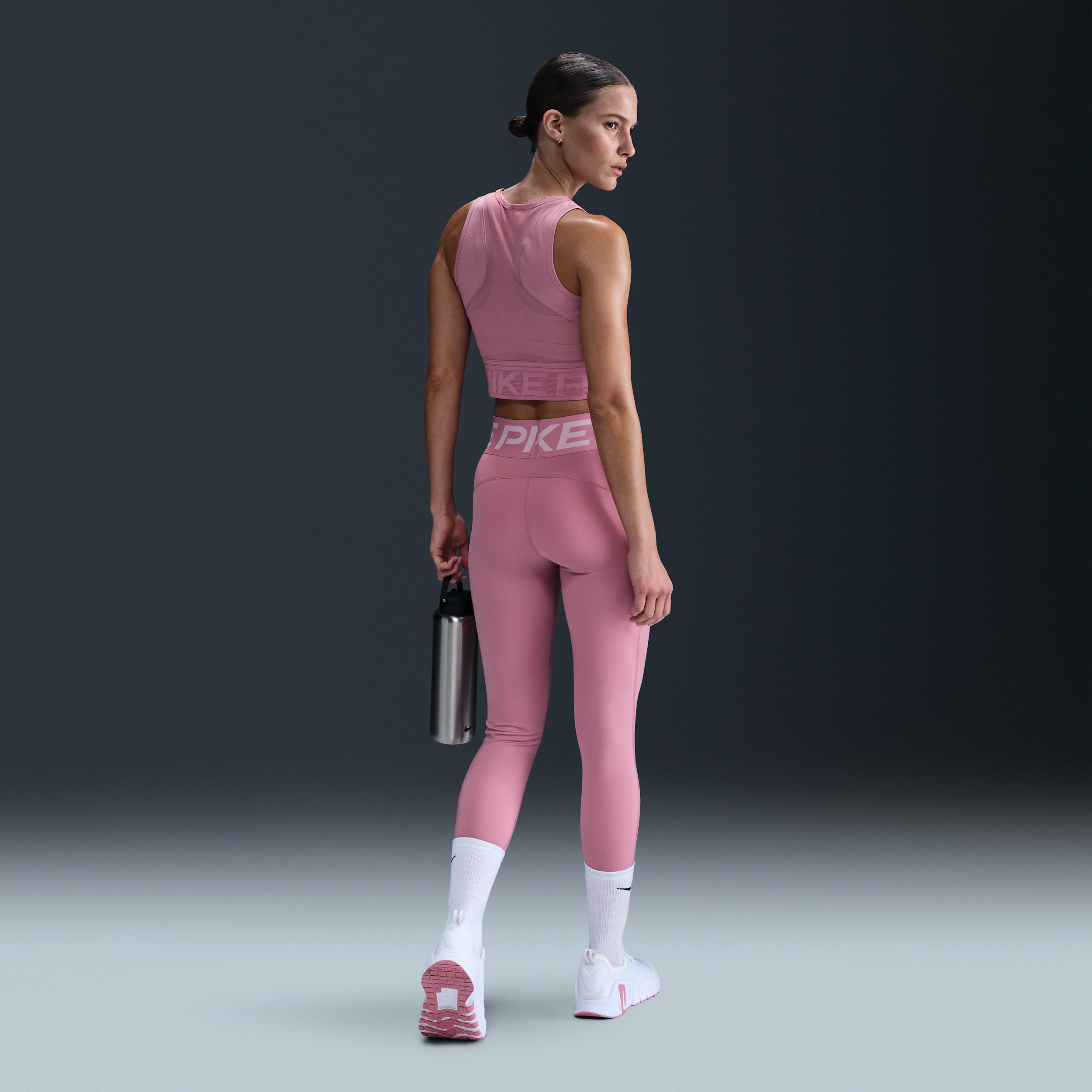 Women's Nike Pro Dri-FIT Cropped Tank Top Product Image