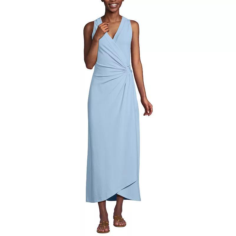 Womens Lands End Sleeveless Tulip Hem Maxi Dress Product Image