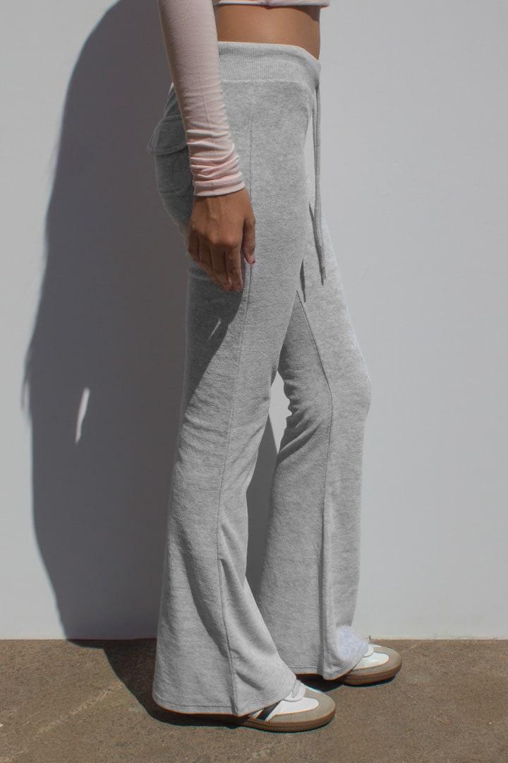 Chenille flared pants Product Image