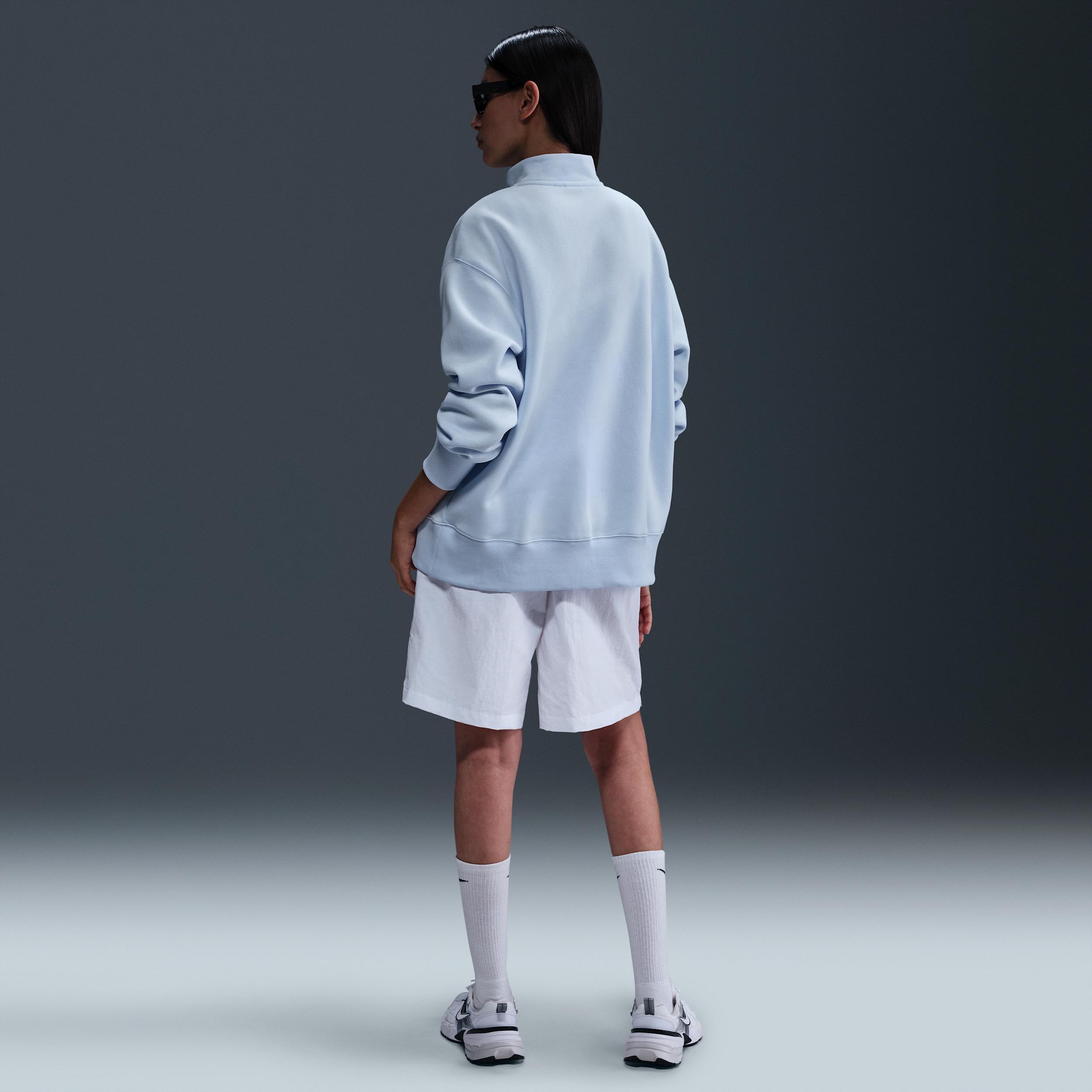 Women's Nike Sportswear Phoenix Fleece Oversized 1/4-Zip Long Sweatshirt Product Image
