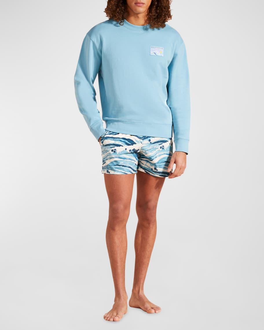 Mens Vilebrequin x Maison Kitsun Waves Cotton Sweatshirt Product Image