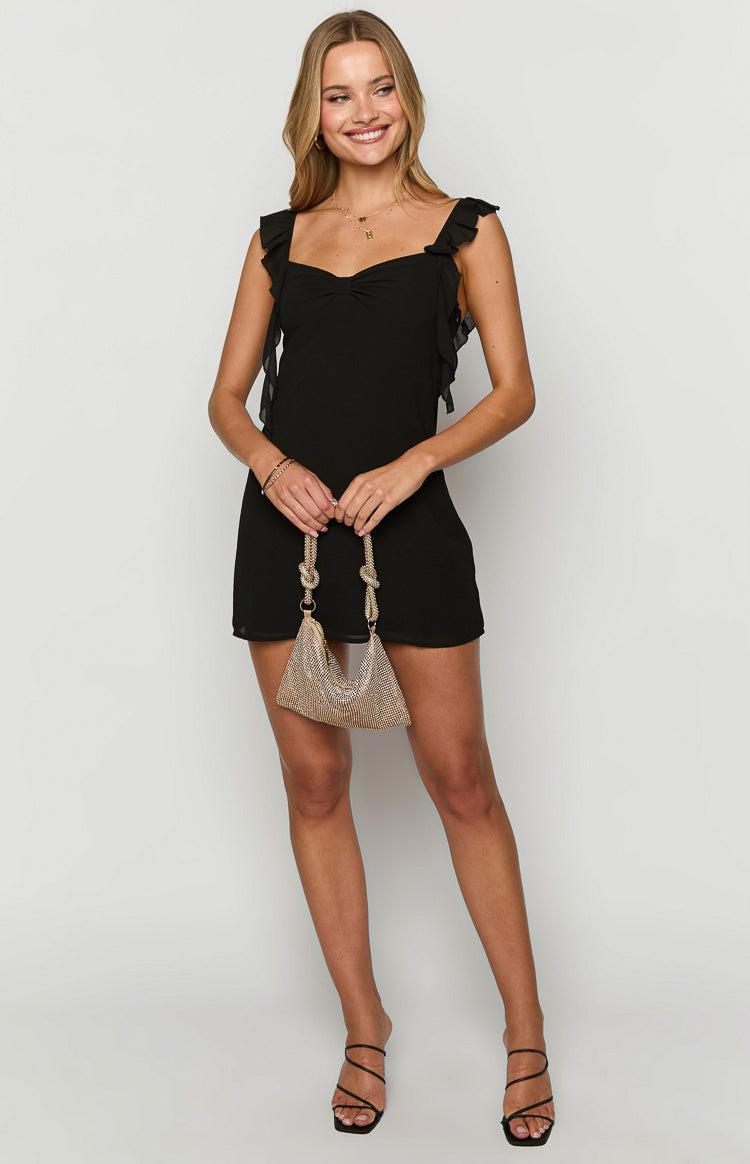 Joyce Black Mini Dress Product Image