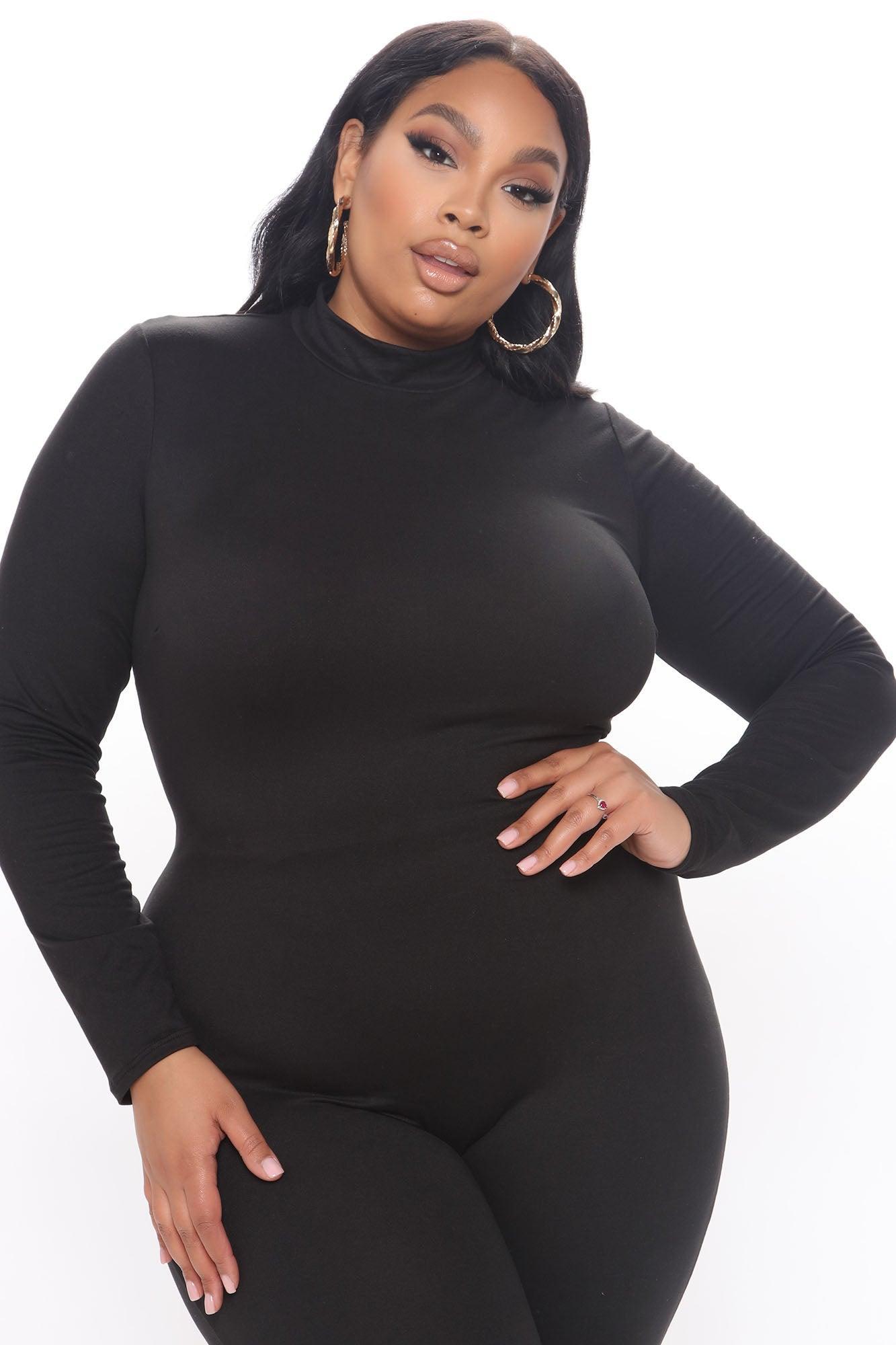 Frisky Feline Jumpsuit - Black Product Image