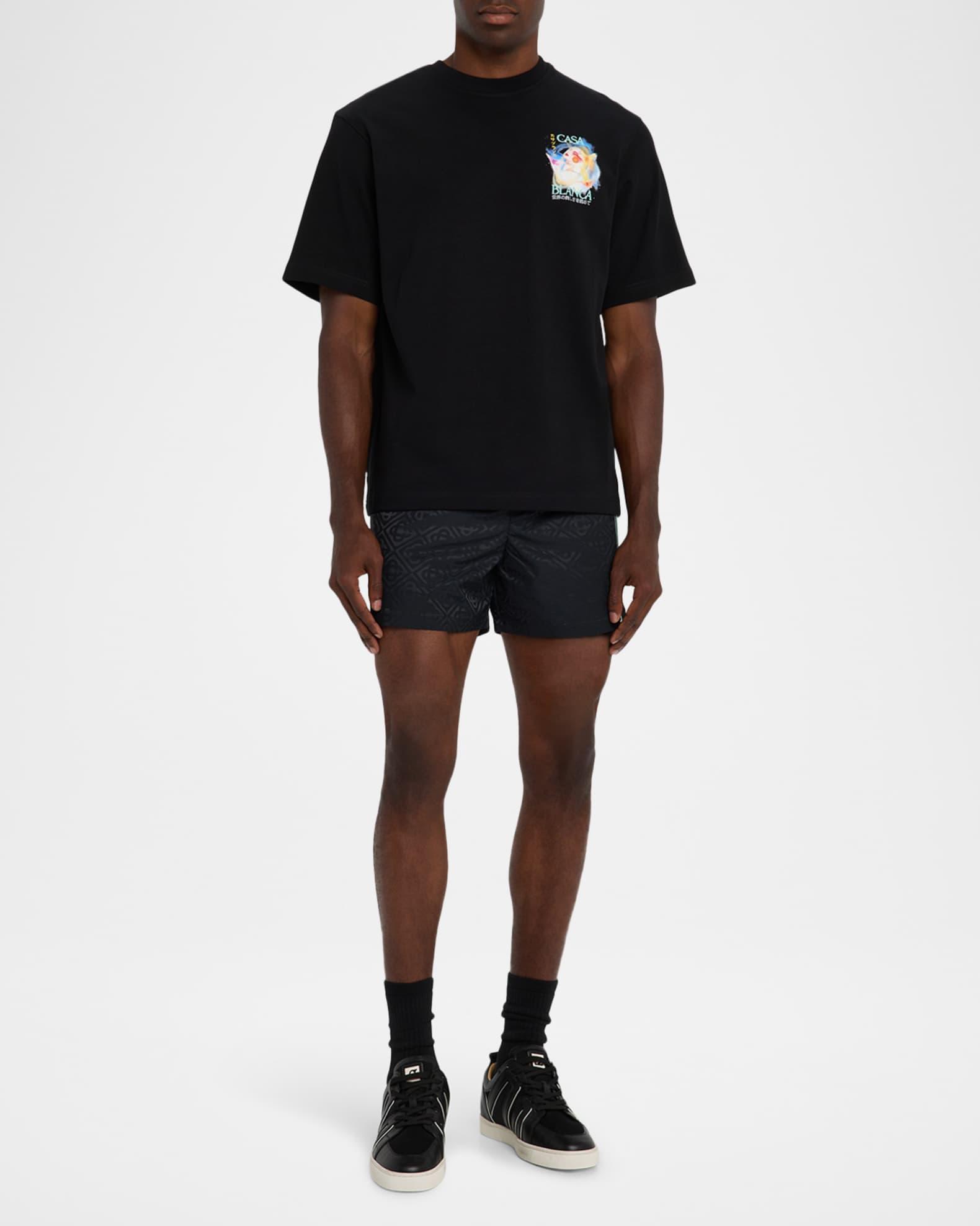 Men's Galactic Connection Oversized Graphic T-Shirt Product Image