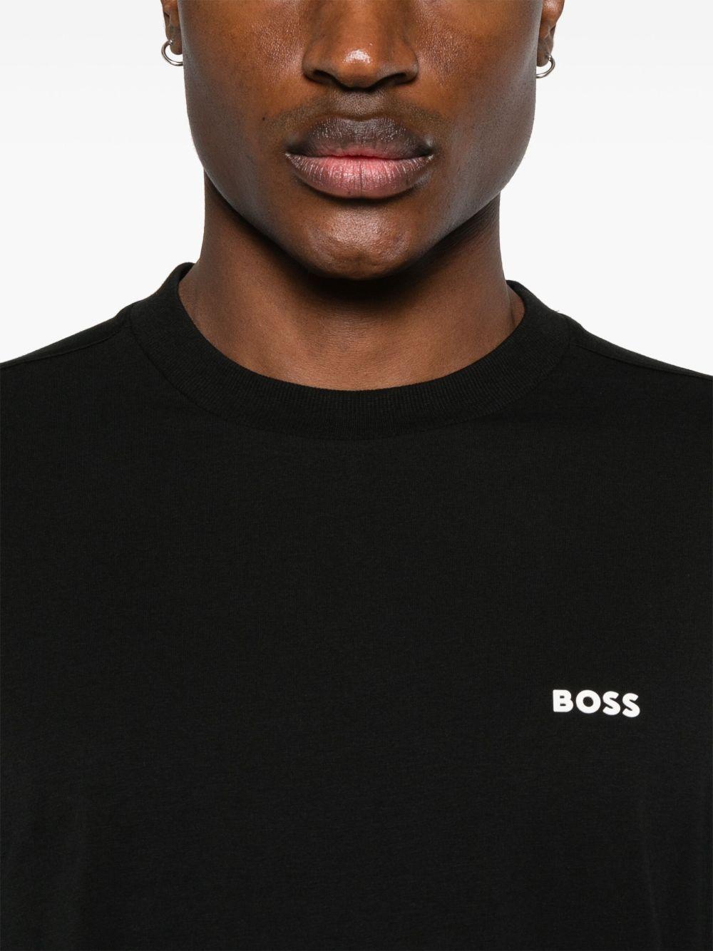 rubberised-logo long-sleeve T-shirt Product Image