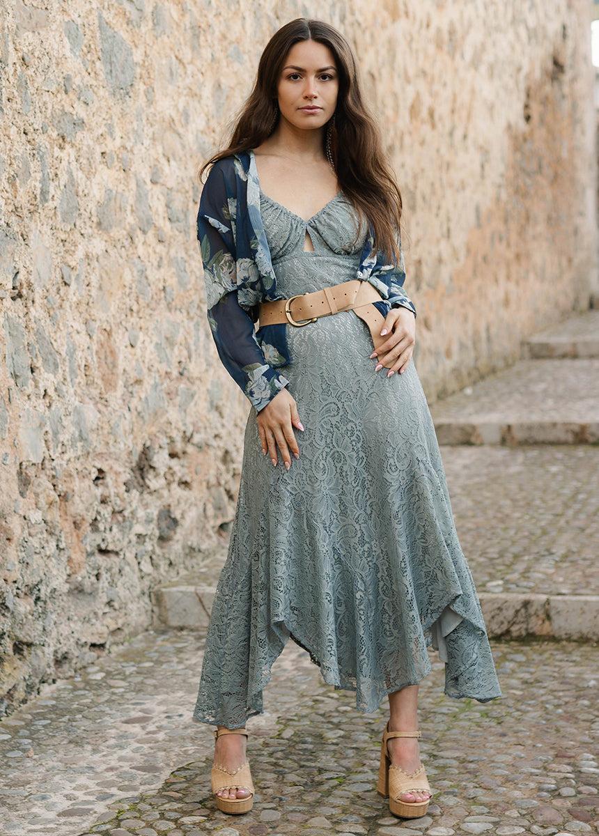 Ravyn Dress in Whisper Blue Female Product Image