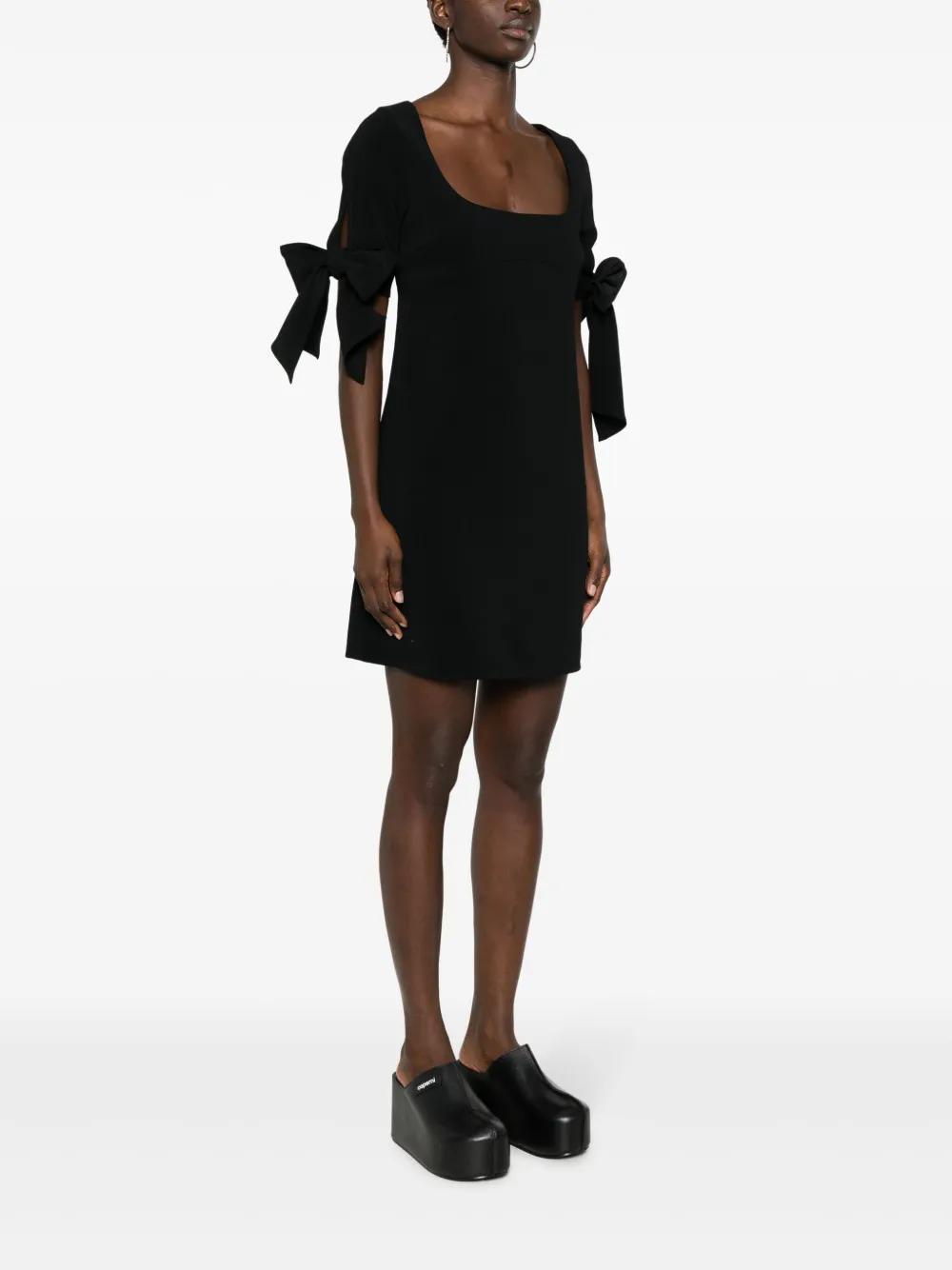 bow-detailing square-neck dress Product Image