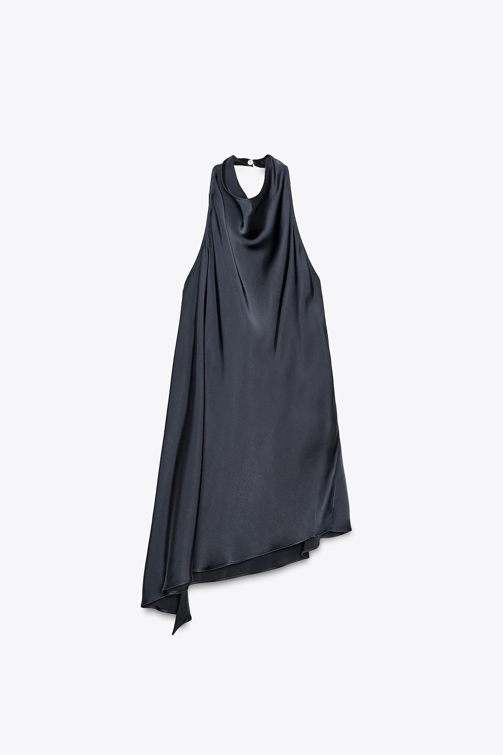 ZW COLLECTION SATIN HALTER TOP Product Image