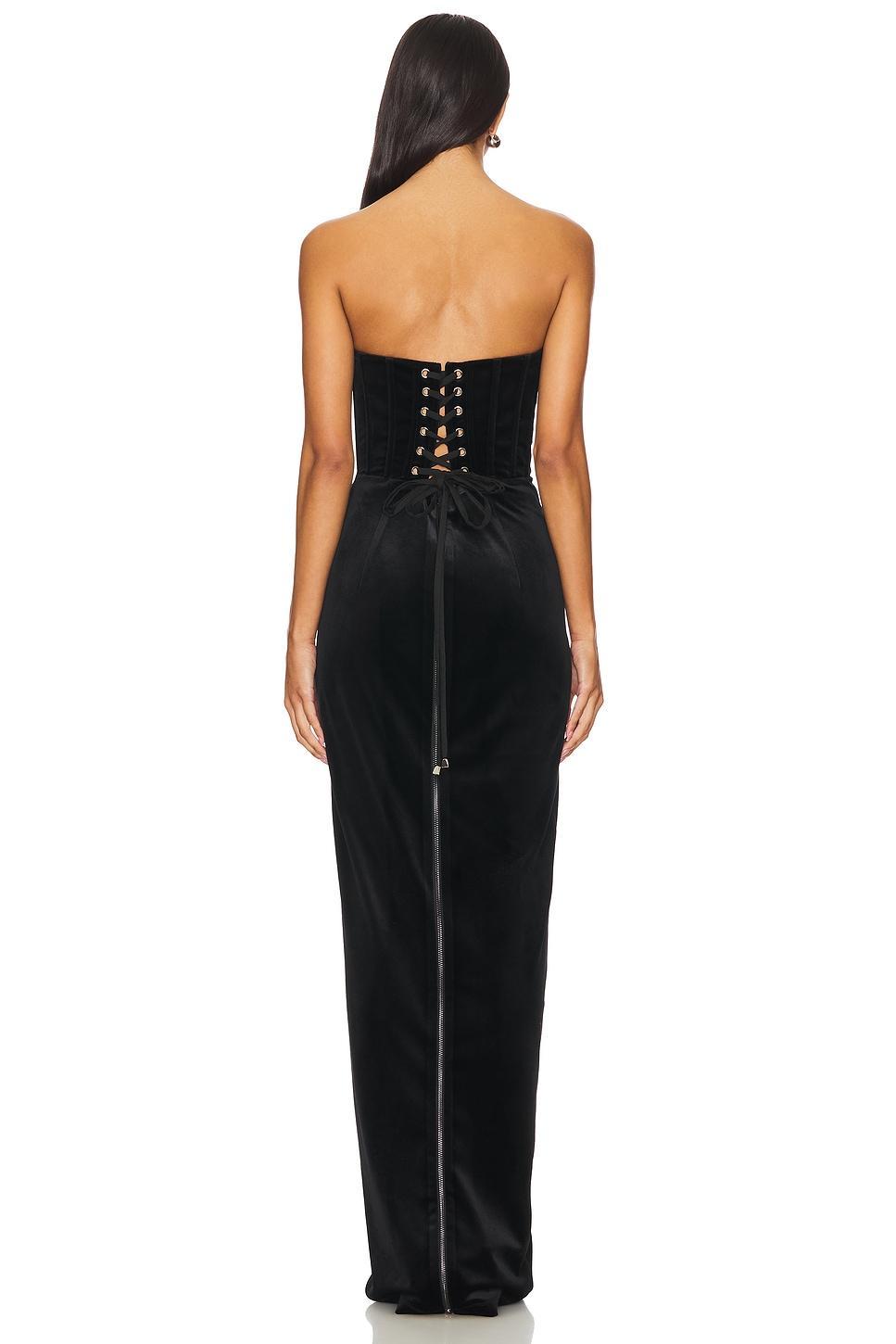 Florentina Strapless Velvet Gown Bronx and Banco Product Image