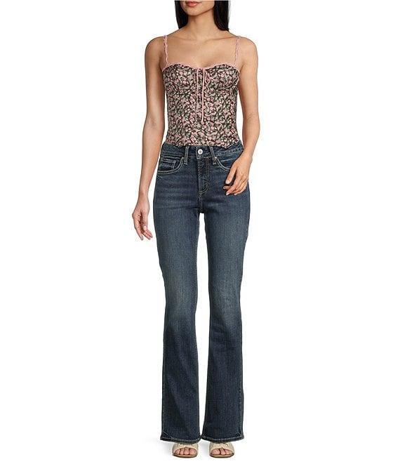 Silver Jeans Co. Avery High Rise Curvy Fit Slim Bootcut Power Stretch Jeans Product Image